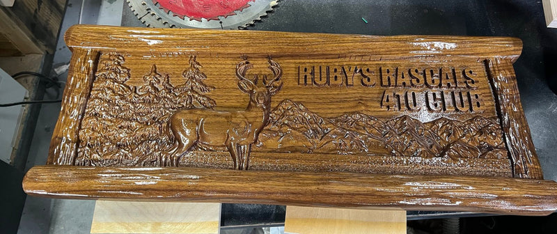 3D Carved Sign